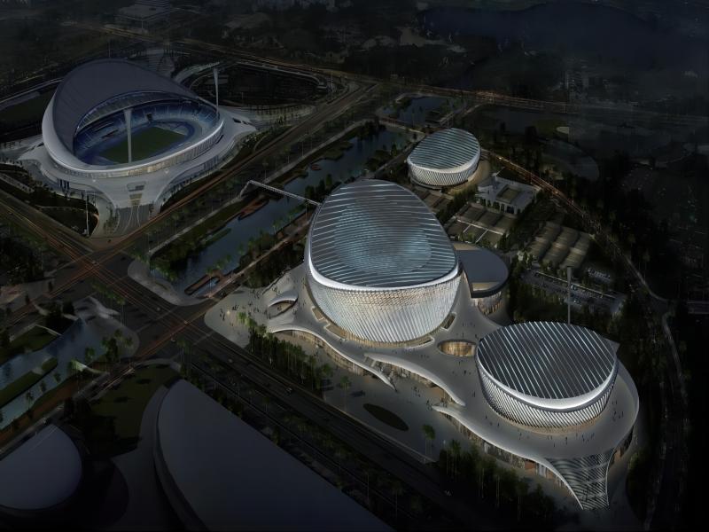 海口市五源河文体中心二期体育馆